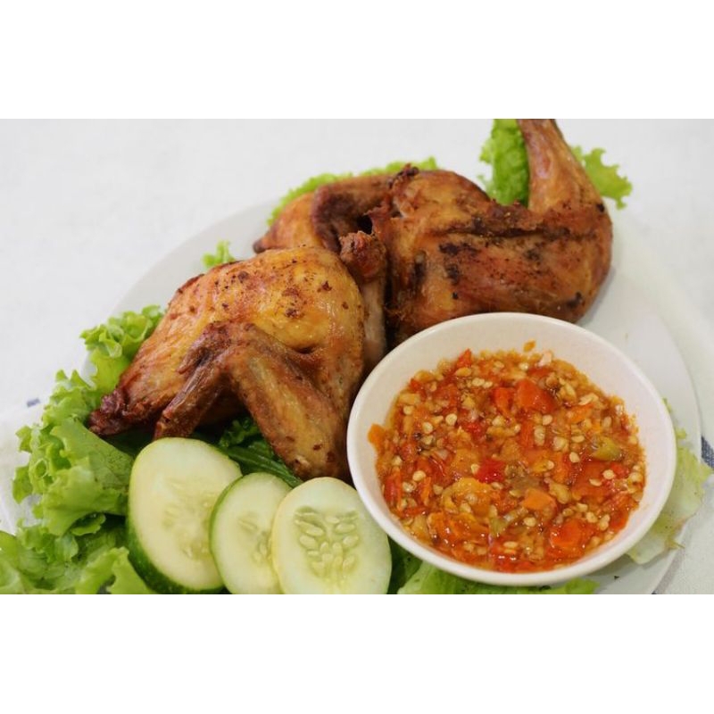 

Ayam goreng Free sambel terasi