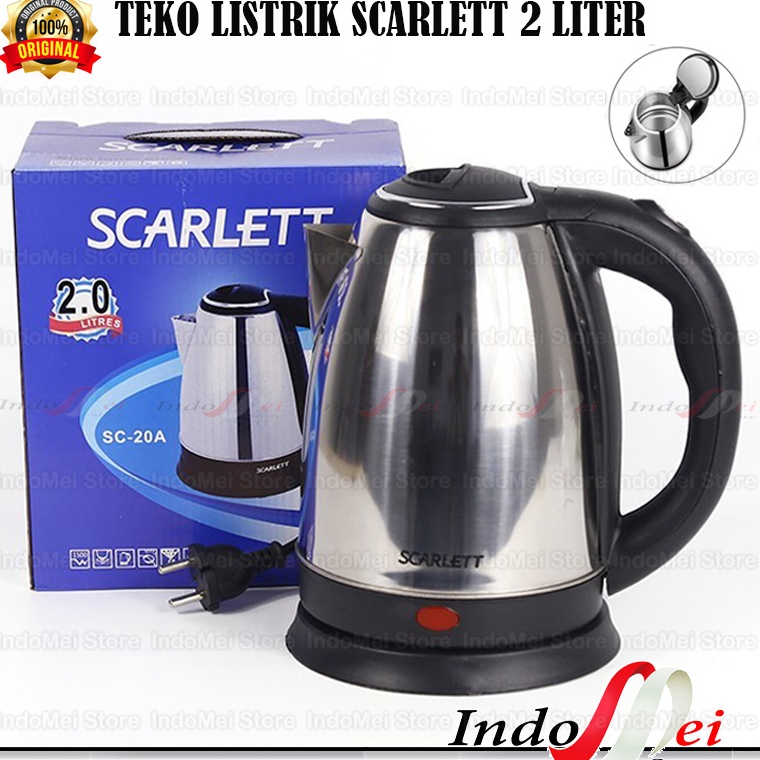 Acy Teko Listrik Scarlett 2 Liter  Electric Heat Kettle 2L  Pemanas Air h Special Edition Ready