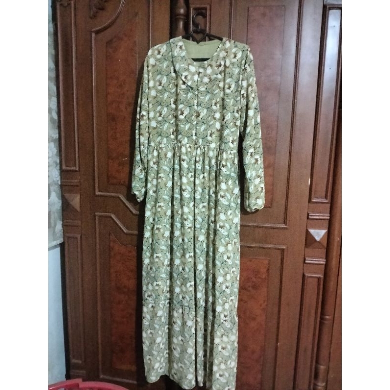 gamis kerah korea