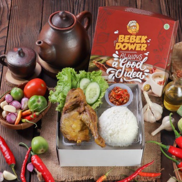 

1111 Nasi Box Bebek Goreng Hemat Sambal Dower