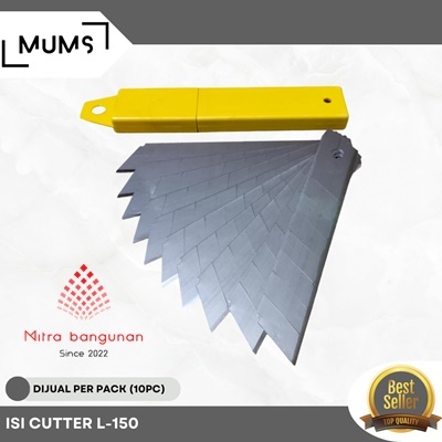 

MB-Isi Cutter Besar Refill Kater Vico L150 L-150 Pisau Cutter Blade 18mm