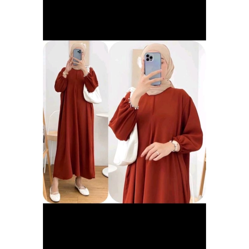 Gamis abu abu
