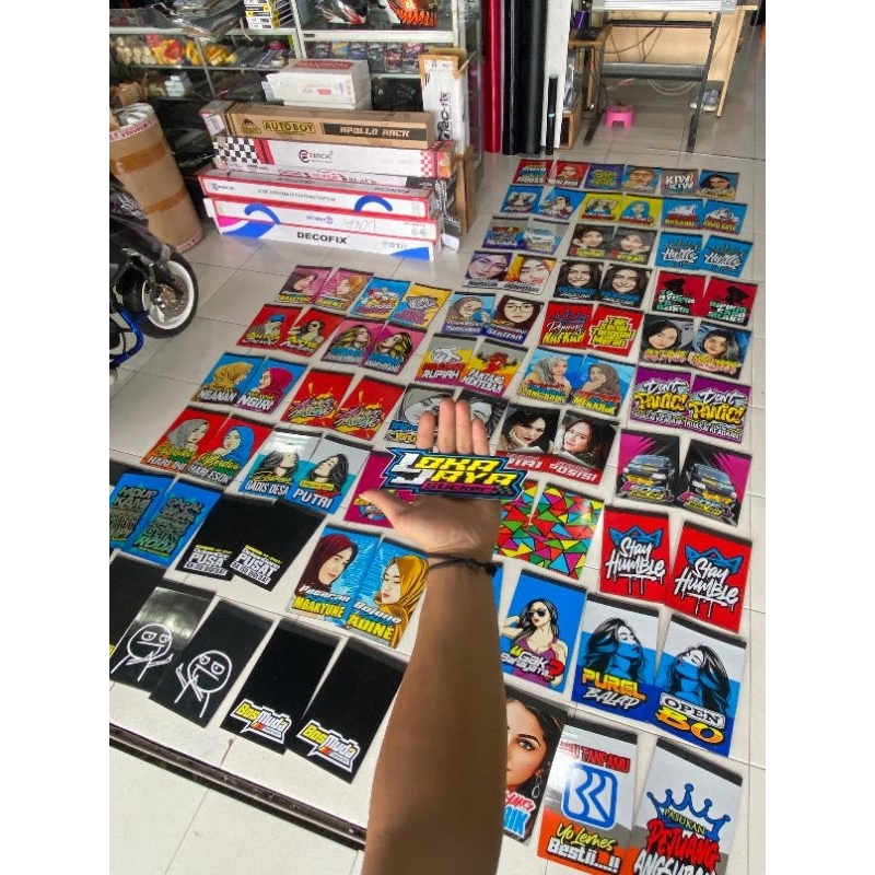 JUAL KARPET LUMPUR L300 VARIASI PICK-UP PENAHAN LUMPUR KEPET EBEK KARET LUMPUR DAN STICKER UKURAN L3