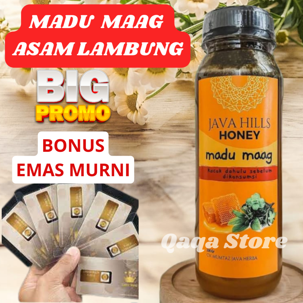 

Madu Lambung maag maagh Lambung obat herbal asli 100% alami radang Asam Lambung imunitas tubuh 330 Gram