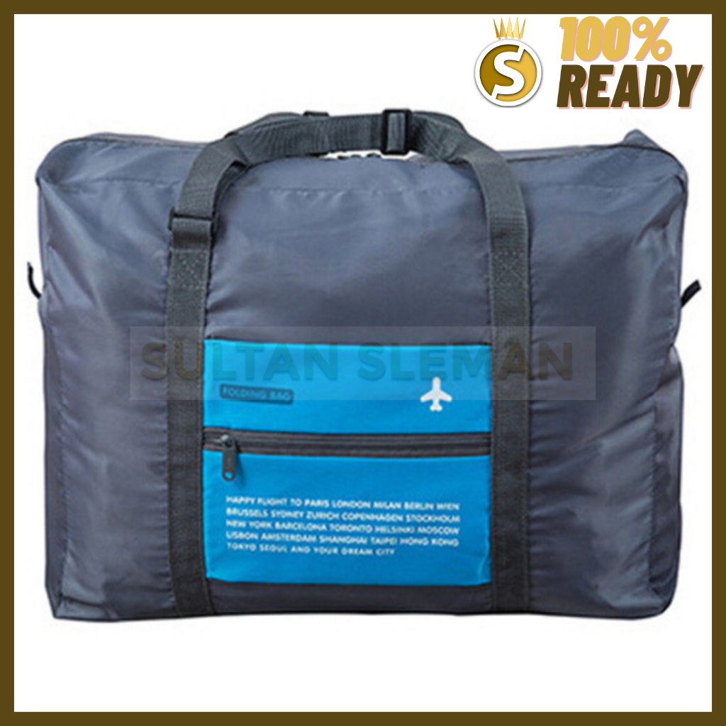 Tas Travel Koper Lipat Besar Hand Carry / Tas Besar Lipat Anti Air Travel Fold Bag Waterproof Koper