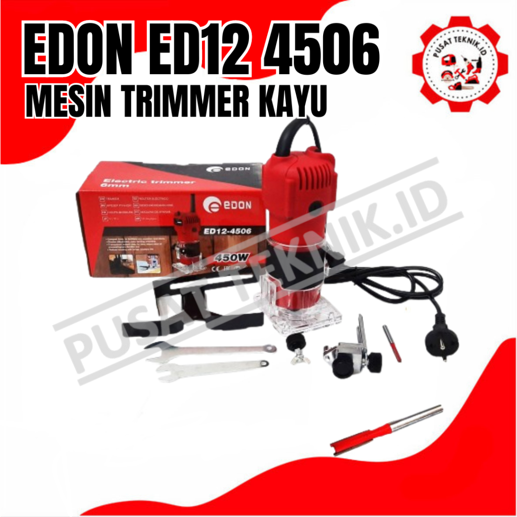 TRIMMER EDON ED12 4506 MESIN PROFIL KAYU EDON ED12-4506 PUSAT TEKNIK ID