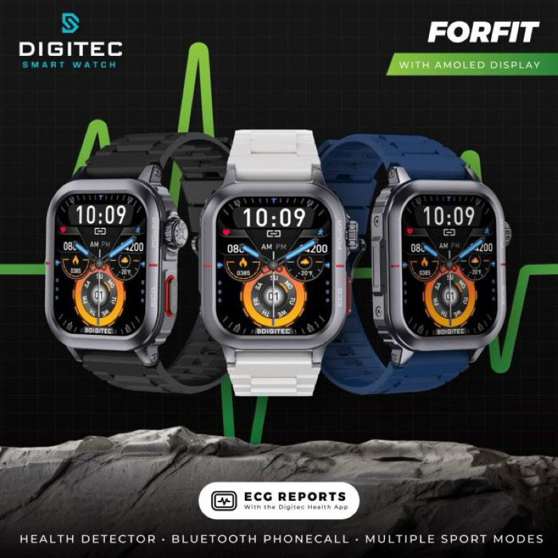 Jam Tangan Digitec Forfit Original Jam Tangan Touch Screen Smartwatch