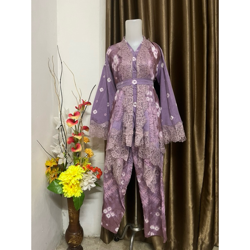 SETCEL JUMPUTAN LACE OUTER