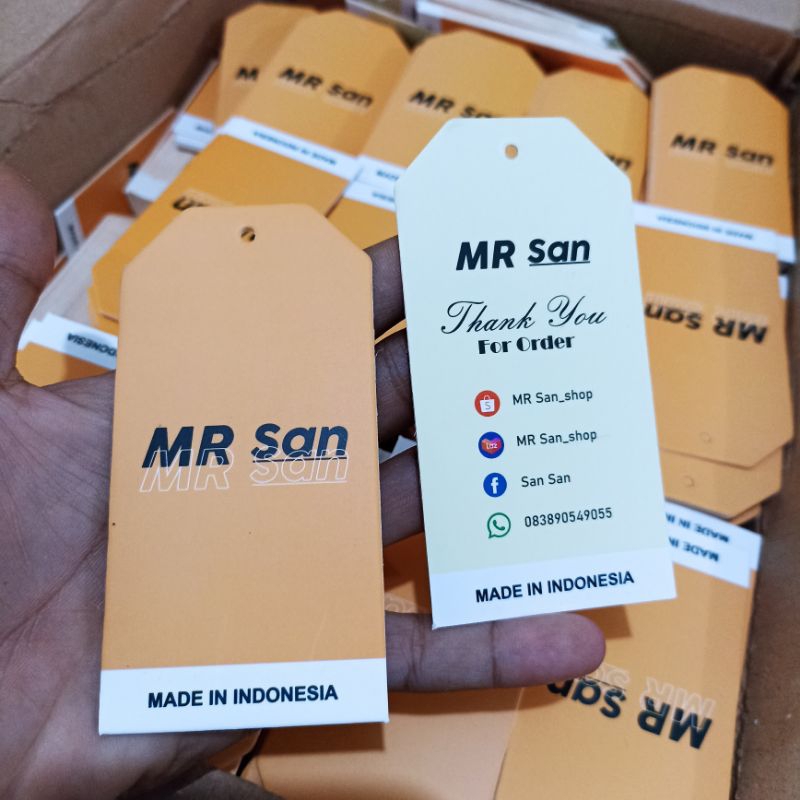 

1200pcs hangtag custom/hangtag pakaian/ hangtagtas
