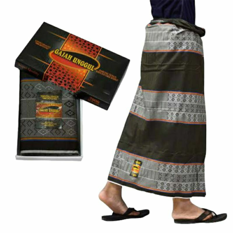 SARUNG GAJAH UNGGUL DEWASA DAN BOX KEMASAN