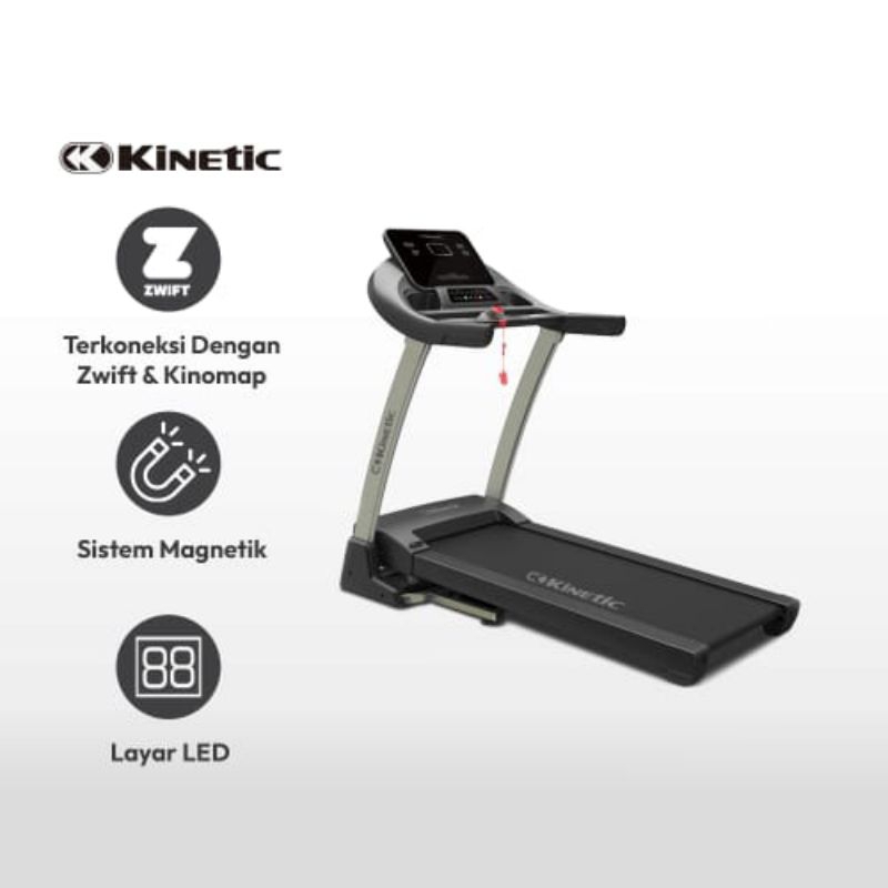 Kinetic Motorized Smart Treadmill 2 Hp 15p