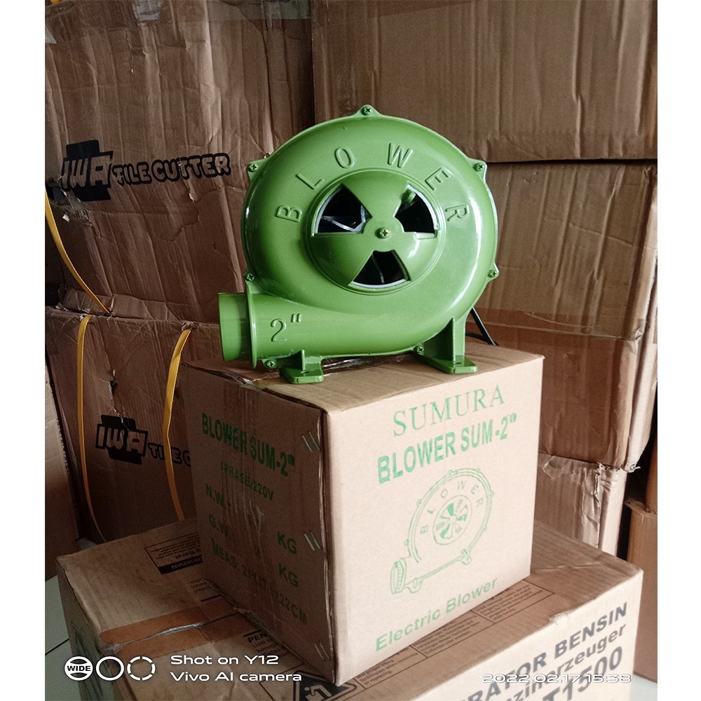 Blower Keong 2 Inch SUMURA Blower Angin Pembesar Api / Electric Kipas Angin Model Keong 2"