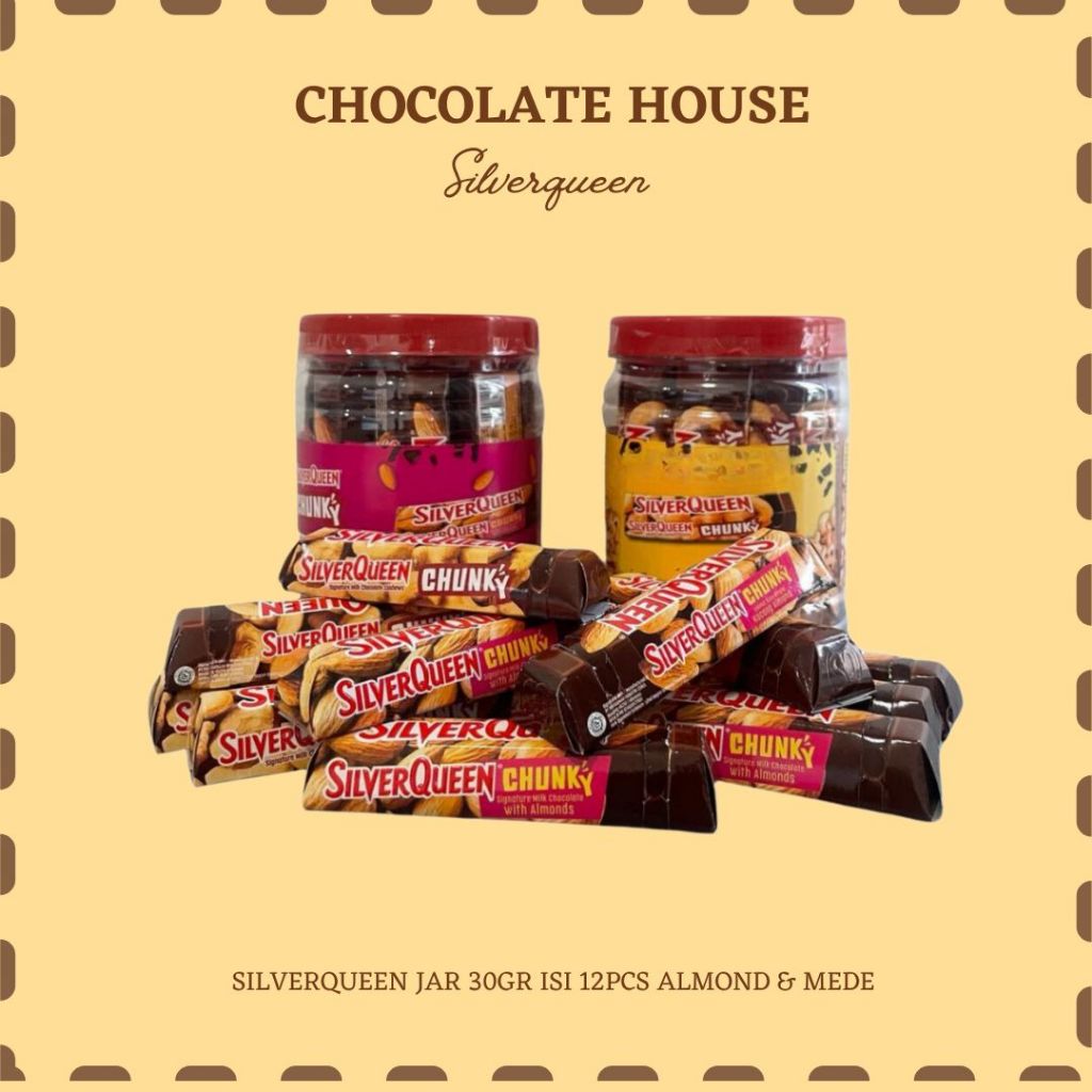 

Silverqueen Chunky Bar Cokelat 30Gr Toples dan Satuan Lebih Murah Original Asli