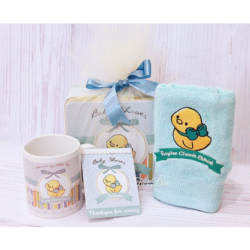TWODEE - Hampers Paket R Tin Box ( isi ) Gift Souvenir Custom
