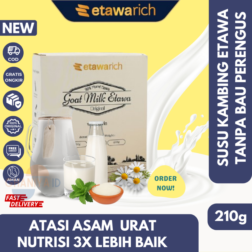 

Etawarich Original Susu Etawa Solusi Ampuh Menghilangkan Rematik dan Asam Urat