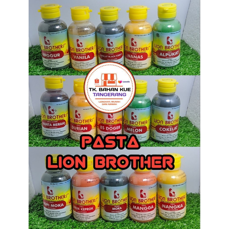 

Pasta Lion Brothers aneka rasa 60g / pasta murah