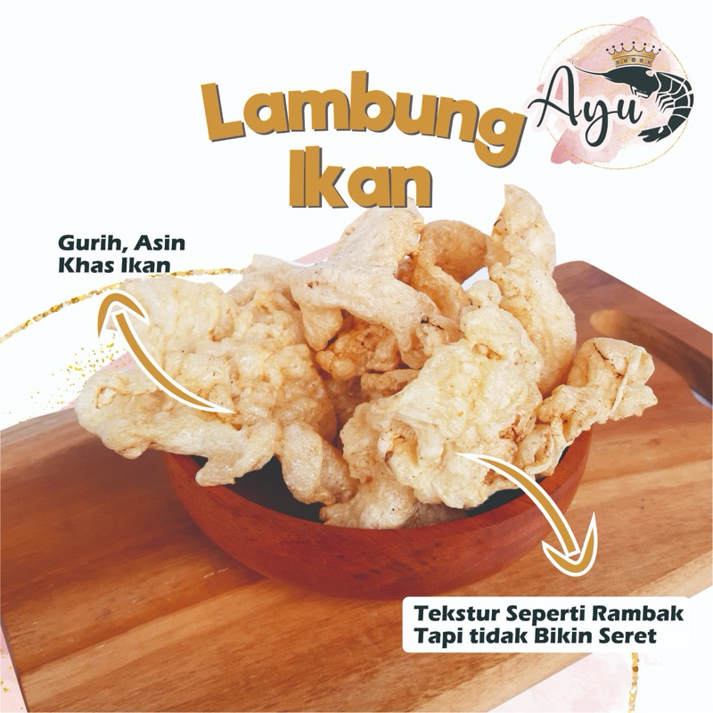 

LAMBUNG IKAN SIAP MAKAN 100GR