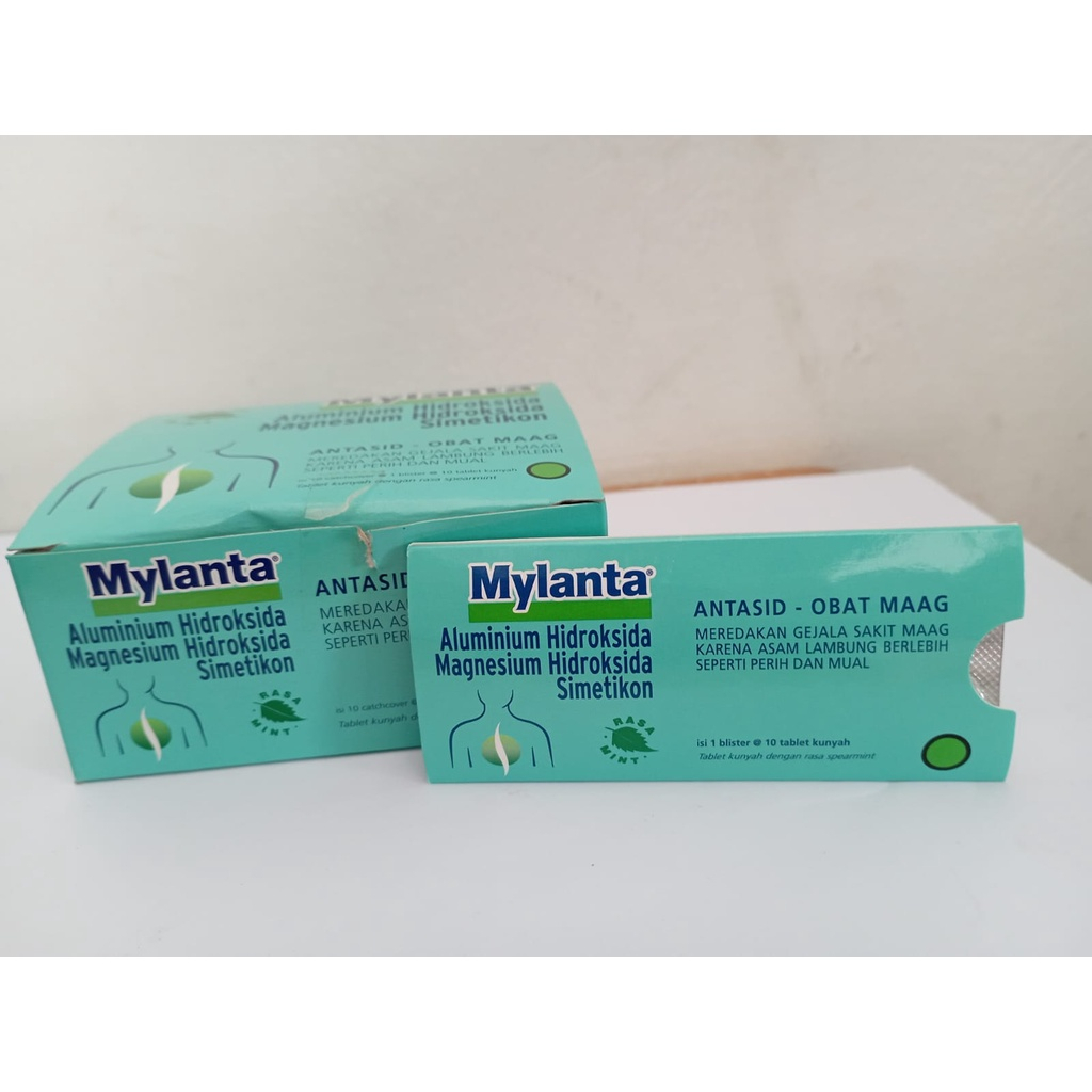 Mylanta Box 100's Tablet / Obat Maag / Obat Asam Lambung