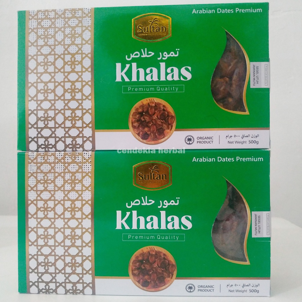 

Kurma Sultan Khalas - Kholas 500 GRAM Kurma Khalas Premium