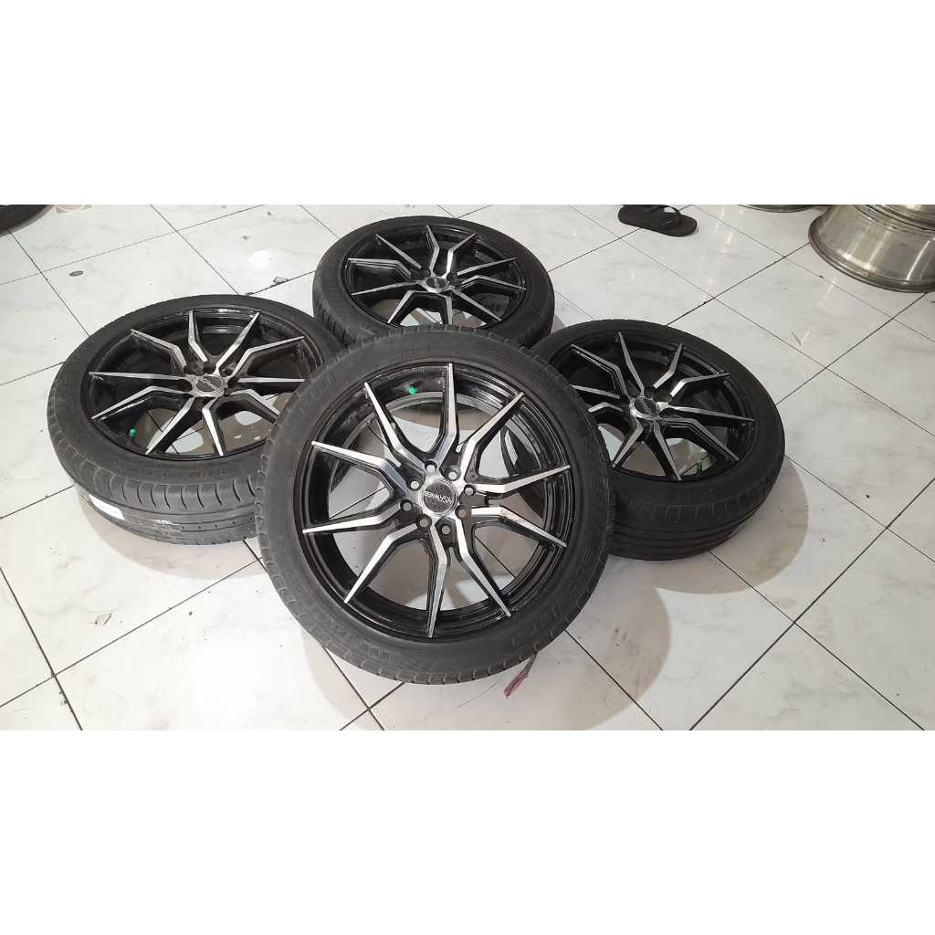 VELG RACING MOBIL HSR VITAL RING17 BAUT4 ET40+BAN 205 50 NIK 2020 PNP AVANZA MOBILIO LIVINA SERENA