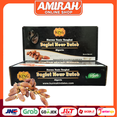 

KURMA TUNIS TANGKAI 500GR/KING TUNIS TANGKAI DEGLET NOUR RUTOB 500GR