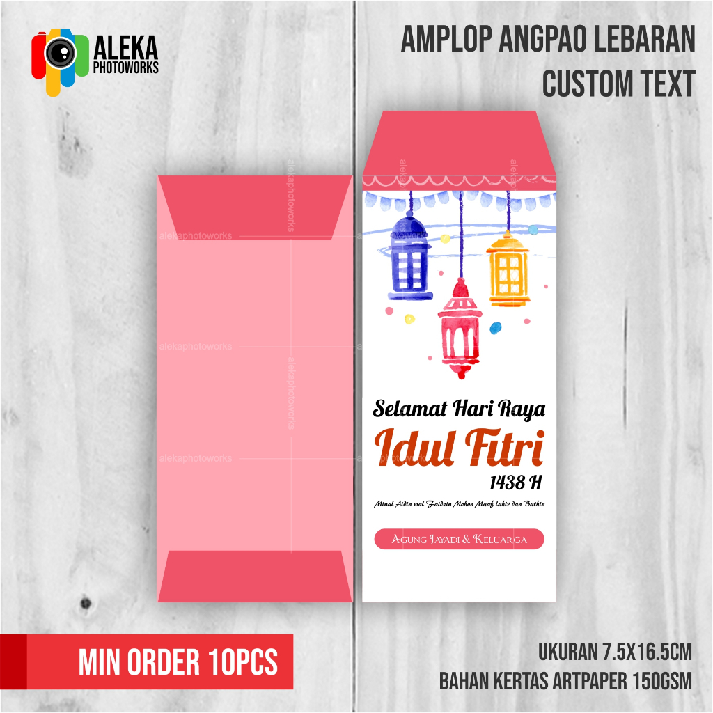 Amplop Angpao Lebaran Custom Design 16