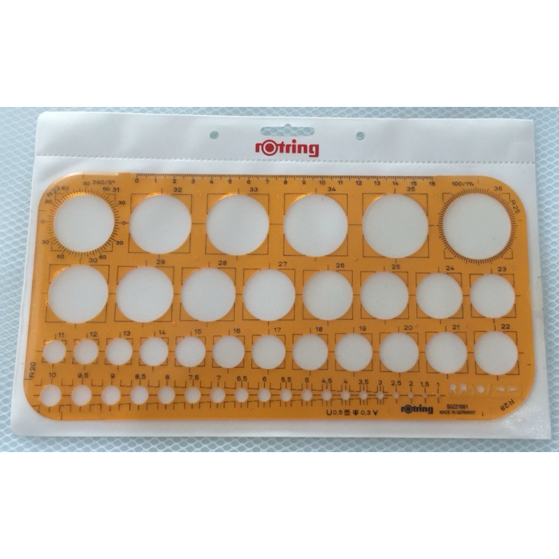 ROTRING SABLON LINGKARAN / MAL Lingkaran
