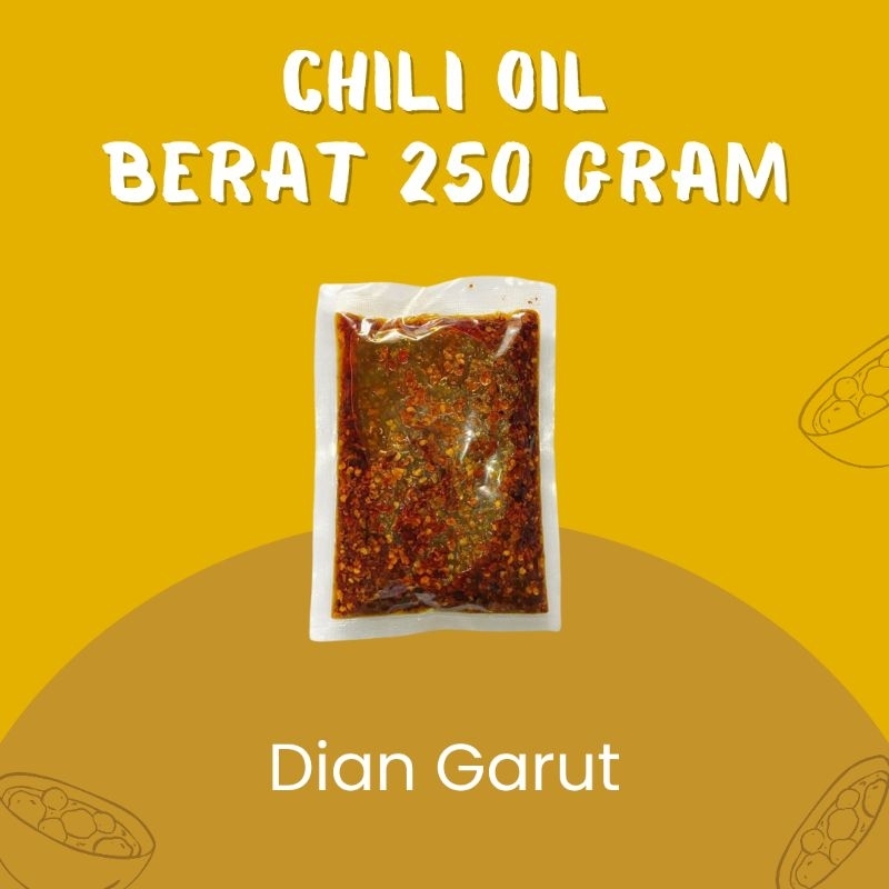 

Chili Oil Minyak Cabai 250 Gram Untuk Baso Aci Dimsum Seblak dan Makanan Instan Lainnya