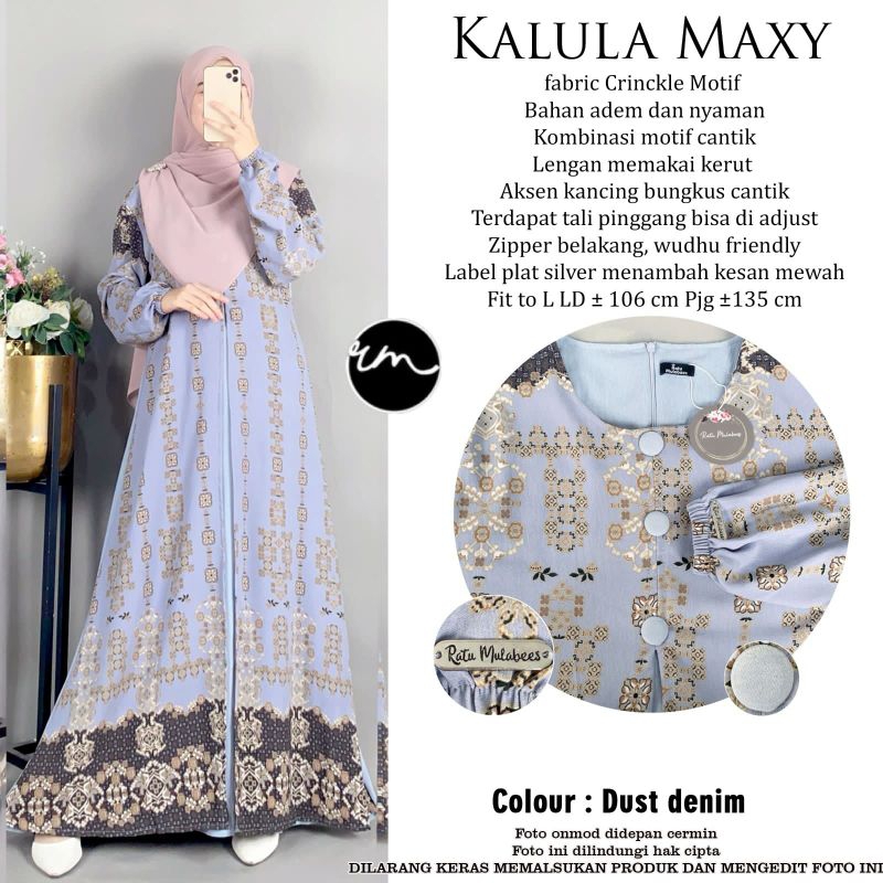 ANGGRAINI ~ RATU MULABEES ~ GAMIS SYARI ~ GAMIS PASTEL ~ GAMIS BUSUI ~ GAMIS OOTD ~ ORI SOLO ~ KALUL