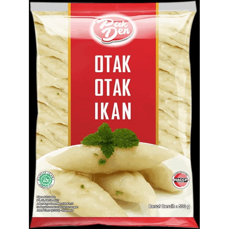 

Pak den OTAK-OTAK ikan 500gr