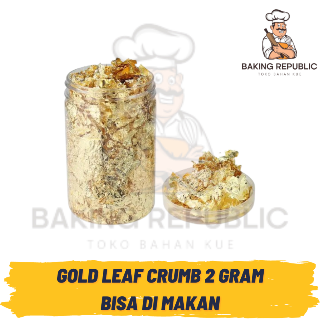 

LEAF CRUMB GOLD | 2 GRAM | HIASAN KUE ULANG TAHUN LEAF CRUMB GOLD