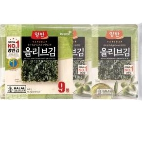 

DONGWON SEASONED LAVER WITH OLIVE OIL 40.5G
