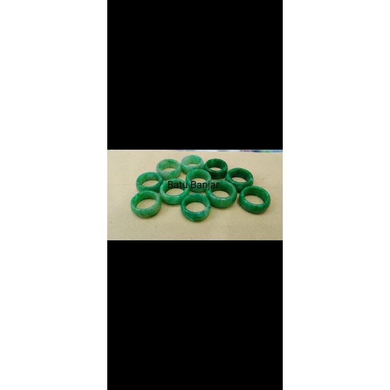 cincin giok birma natural