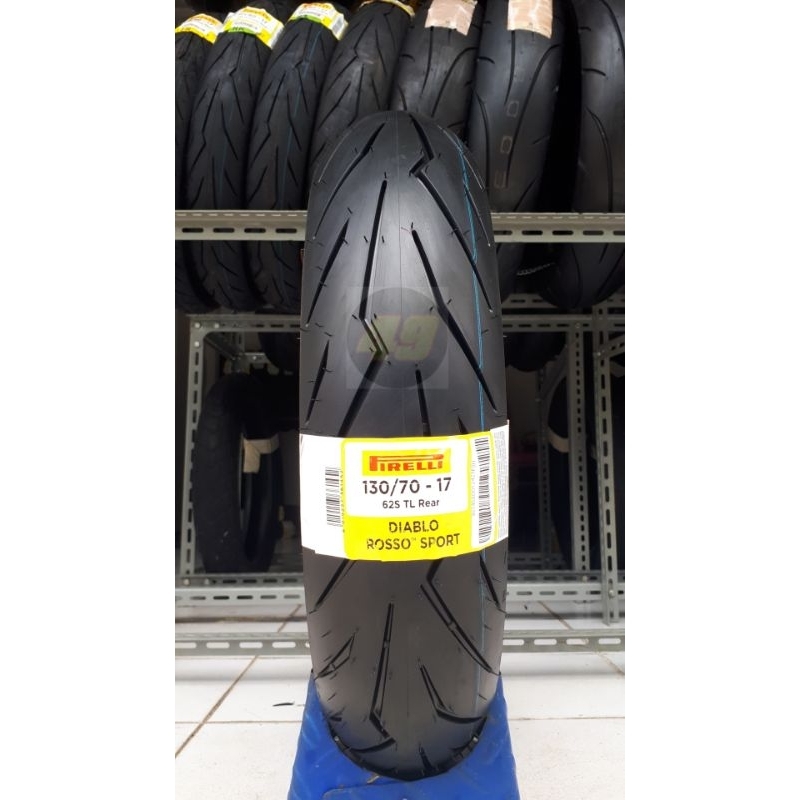 Ban PIRELLI Diablo Rosso Sport 130.70.17 For Byson Xabre R15 GSX150 Vixion New CB150 CBR150 dll