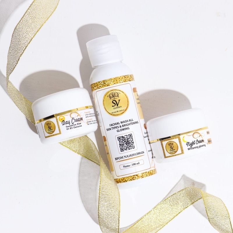 SV GLOW CREAM PAKET ISI 3, Original 100%, murah