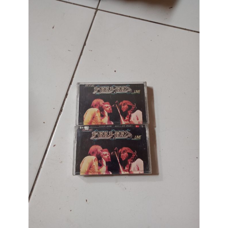 Kaset Bee Gees live double kaset