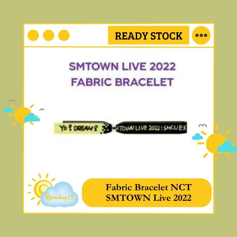 [READY STOCK] Fabric Bracelet SMTOWN Live 2022 NCT127 NCT Dream Doyoung Jeno Renjun Haechan Jaemin