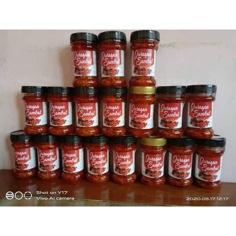

sambel teri botol/juragan sambal/sambel pedas