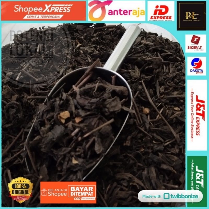 

TEH HITAM MELATI | 1KG | kualitas premium | BLACK TEA JASMINE | teh mixing