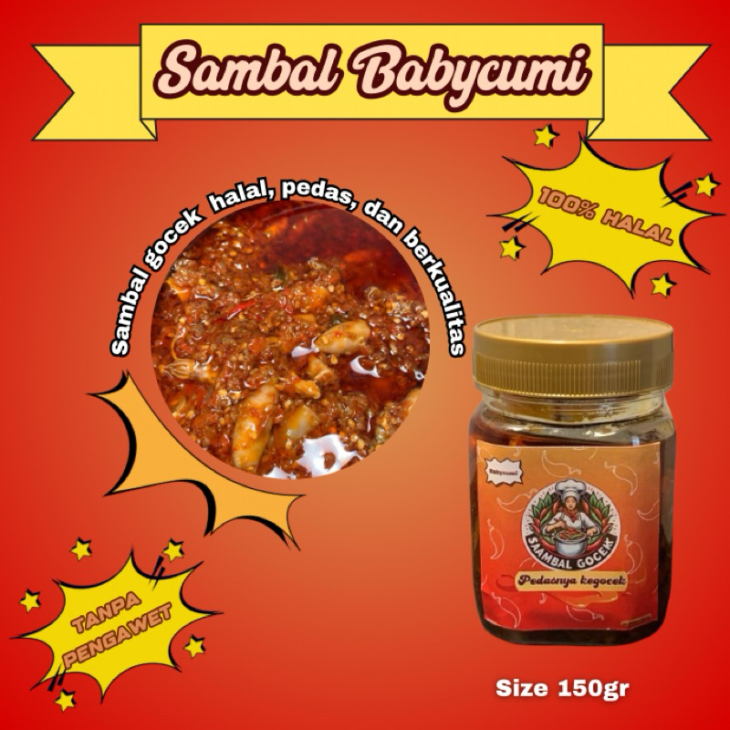 

Sambal Gocek Babycumi isi 150gr