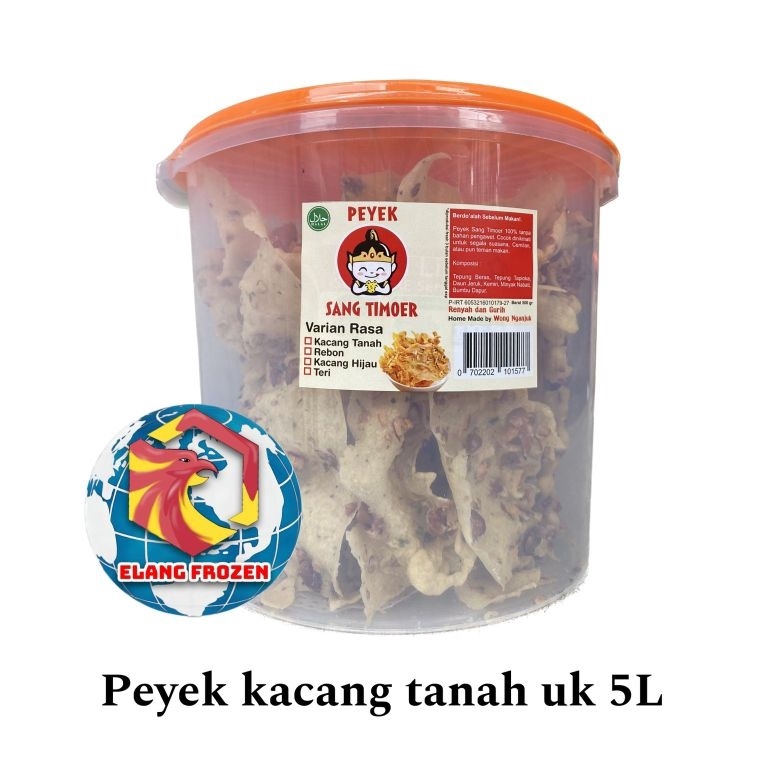 

NEW Peyek Kacang Tanah Sunrise ukuran toples 5 liter