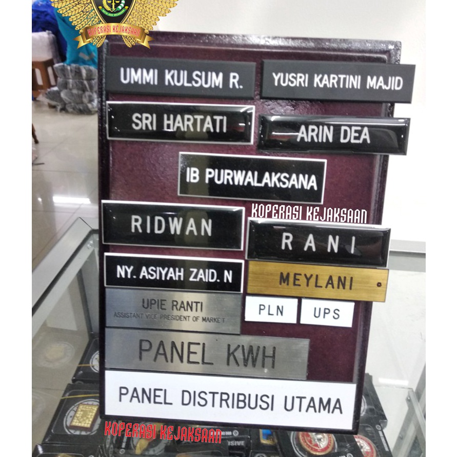 

Terbaru PAPAN NAMA PEGAWAI NAME TAG