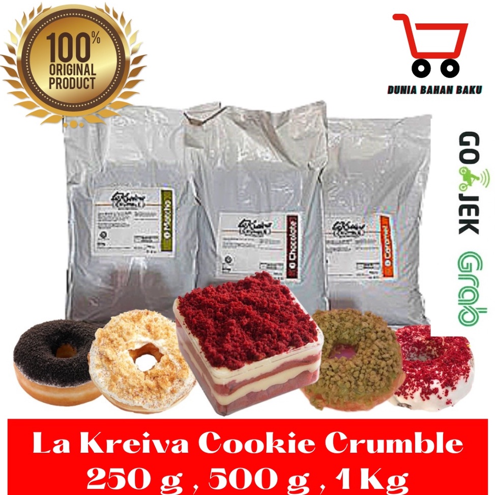 

PROMO ALE La Kreiva Cookie Crumble Crumb Topping kemasan 25 g