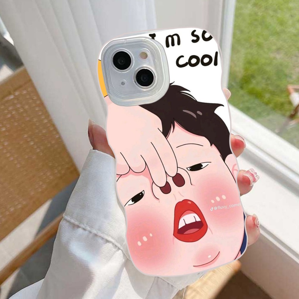 Softcase Gelombang Bening Motif Muka Jelek [GLB01] - Case Gelombang Motif Rabdoom - Case Gelombang M
