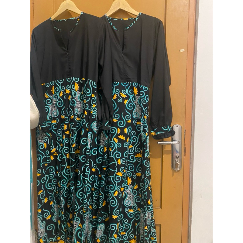 [Preloved] Sarimbit couple batik ayah ibu anak