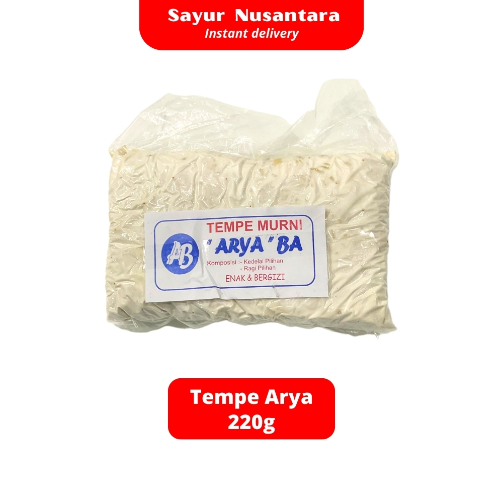 

Tempe Arya 220gr - Sayur Nusantara