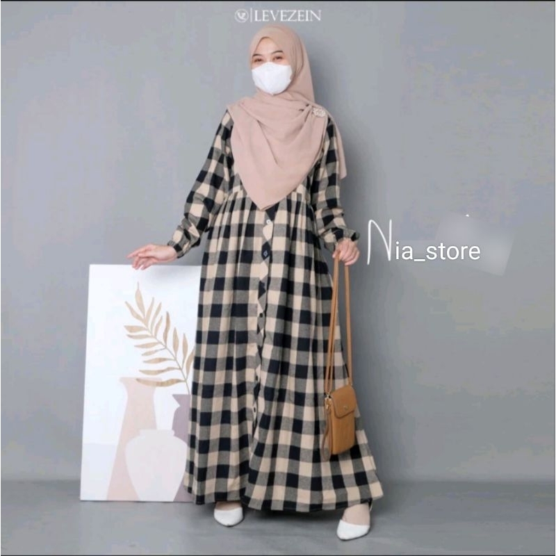 Noora Gamis Katun Flanel Premium