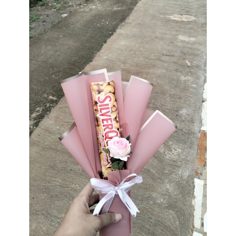 

buket coklat 58grm / buket wisuda/ buket murah