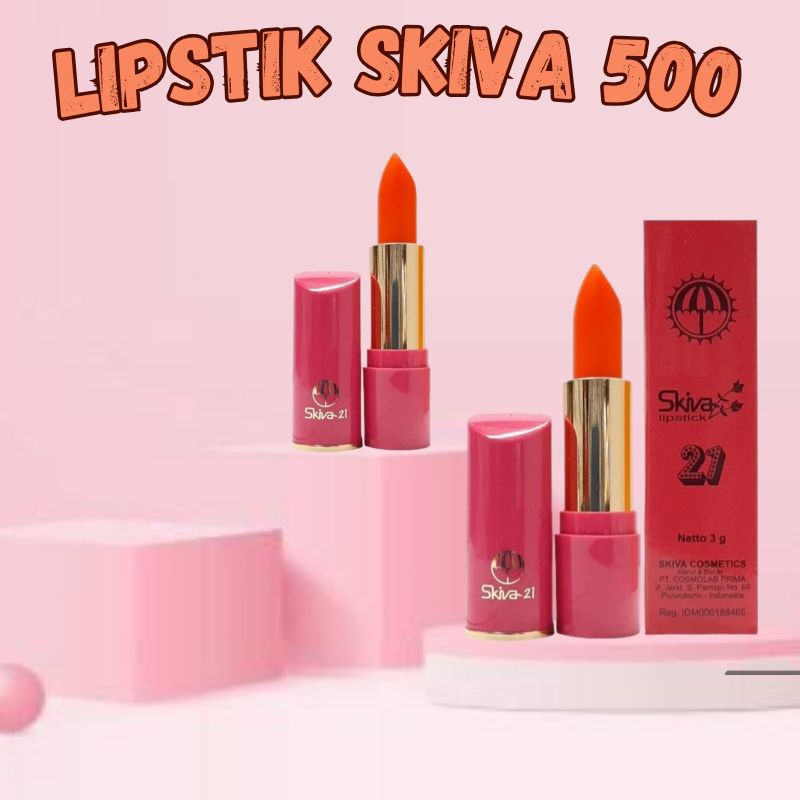 (COD)LIPSTIK SKIVA 500 | LIPSTIK ORIGINAL BPOM | LIPSTIK MURAH