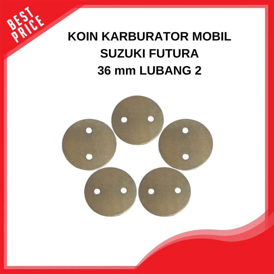 Produk Gobangan Karburator 1 Pcs Untuk Mobil Suzuki Futura Diameter 36 mm, Lubang 2 Warna Kuning Ske